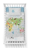 Pościel bawełniana 90x120 mapa świata szara 3961 B Mayamoo 105 Pościel bawełniana 90x120 mapa świata szara 3961 B Mayamoo 105