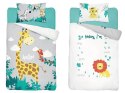 Pościel bawełniana 90x120 żyrafa szara 3945 B Mayamoo 105 Pościel bawełniana 90x120 żyrafa szara 3945 B Mayamoo 105
