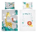 Pościel bawełniana 90x120 żyrafa szara 3945 B Mayamoo 105 Pościel bawełniana 90x120 żyrafa szara 3945 B Mayamoo 105