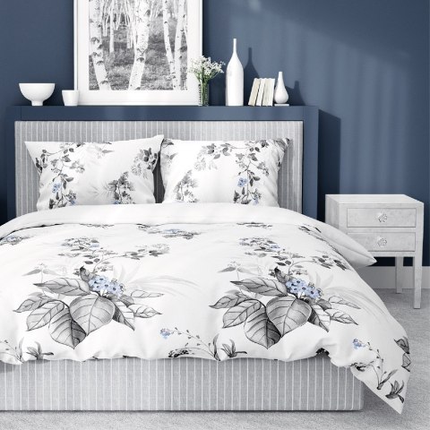 Pościel satynowa 220x200 szara niebieska kwiaty 4247 B Home Satin 11 Pościel satynowa 220x200 szara niebieska kwiaty 4247 B Home Satin 11