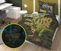 Pościel świecąca w ciemności 160x200 dinozaur 4030 A bawełniana Fluo 133