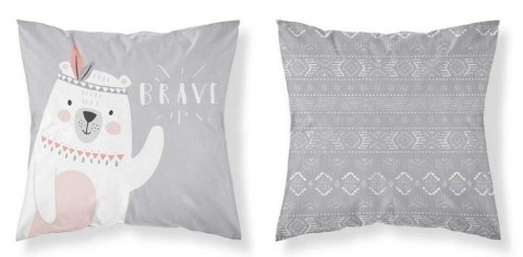 Poszewka bawełniana 40x40 miś szara 3960 B Mayamoo 105 Poszewka bawełniana 40x40 miś szara 3960 B Mayamoo 105