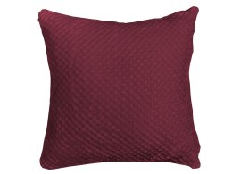 Poszewka dekoracyjna 40x40 Amorro żakardowa bordowa wytłaczana 240g/m2 Darymex