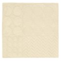Poszewka dekoracyjna 40x40 Elegant kremowa welurowa geometryczna dwustronna Darymex Poszewka dekoracyjna 40x40 Elegant kremowa welurowa geometryczna dwustronna Darymex