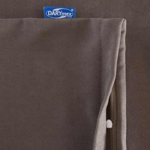 Poszewka dekoracyjna 40x40 Veluri brązowa welurowa Darymex Poszewka dekoracyjna 40x40 Veluri brązowa welurowa Darymex