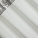 Zasłona 140x250 Jasper biała z taśmą z cekinami welurowa gotowa na przelotkach Eurofirany Zasłona 140x250 Jasper biała z taśmą z cekinami welurowa gotowa na przelotkach Eurofirany