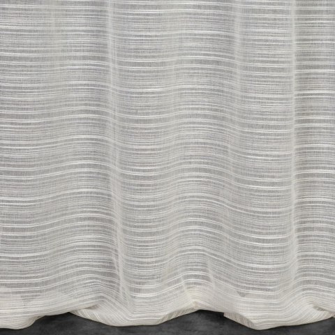 Firana 140x250 Aria beżowa w stylu eko gotowa na przelotkach Eurofirany Firana 140x250 Aria beżowa w stylu eko gotowa na przelotkach Eurofirany