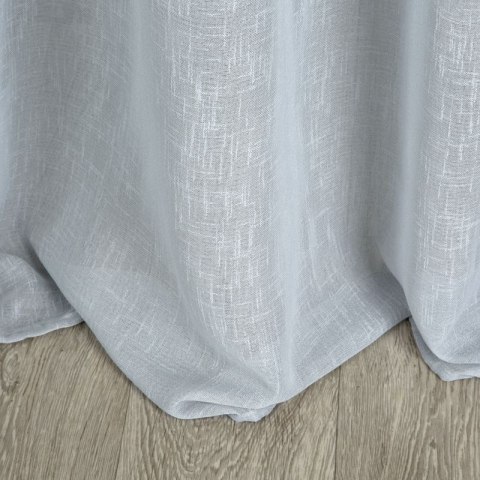 Firana 140x250 Lexy szara z etaminy gotowa na przelotkach Eurofirany Firana 140x250 Lexy szara z etaminy gotowa na przelotkach Eurofirany