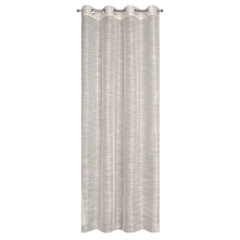 Firana 140x250 Rachel naturalna zdobiona błyszczącą nicią gotowa na przelotkach Eurofirany Firana 140x250 Rachel naturalna zdobiona błyszczącą nicią gotowa na przelotkach Eurofirany