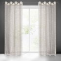 Firana 140x250 Rachel naturalna zdobiona błyszczącą nicią gotowa na przelotkach Eurofirany Firana 140x250 Rachel naturalna zdobiona błyszczącą nicią gotowa na przelotkach Eurofirany