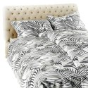 Pościel flanelowa 220x200 Jungle liście szara Pościel flanelowa 220x200 Jungle liście szara