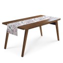 Bieżnik obrus 45x140 pudrowy kwiaty 4269 A Panama 17 Bieżnik obrus 45x140 pudrowy kwiaty 4269 A Panama 17