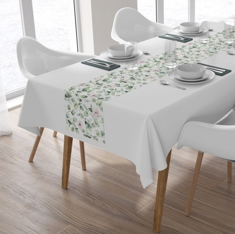 Bieżnik obrus 45x140 zielony liście 4272 A Panama 17 Bieżnik obrus 45x140 zielony liście 4272 A Panama 17