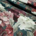 Obrus serweta 30x40 Velvet 2 podkładka zielony bordowy kwiaty welurowy komplet 4 szt Eurofirany Obrus serweta 30x40 Velvet 2 podkładka zielony bordowy kwiaty welurowy komplet 4 szt Eurofirany