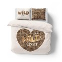 Pościel bawełniana 160x200 Wild love pantera beżowa 4097 A 2 poszewki 70x80 Holland 129 Pościel bawełniana 160x200 Wild love pantera beżowa 4097 A 2 poszewki 70x80 Holland 129