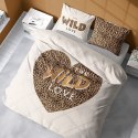 Pościel bawełniana 160x200 Wild love pantera beżowa 4097 A 2 poszewki 70x80 Holland 129 Pościel bawełniana 160x200 Wild love pantera beżowa 4097 A 2 poszewki 70x80 Holland 129