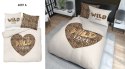 Pościel bawełniana 160x200 Wild love pantera beżowa 4097 A 2 poszewki 70x80 Holland 129 Pościel bawełniana 160x200 Wild love pantera beżowa 4097 A 2 poszewki 70x80 Holland 129