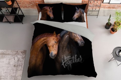 Pościel bawełniana 220x200 konie 3735 A 2 poszewki 70x80 Holland Natura 69 Pościel bawełniana 220x200 konie 3735 A 2 poszewki 70x80 Holland Natura 69