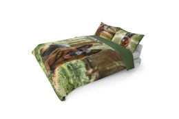 Pościel bawełniana 220x200 owczarek 3729 A 2 poszewki 70x80 Holland Natura 69