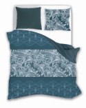 Pościel satynowa 160x200 Elegant 012 turkusowa ciemna ornamenty dwustronna S 23 Faro Pościel satynowa 160x200 Elegant 012 turkusowa ciemna ornamenty dwustronna S 23 Faro