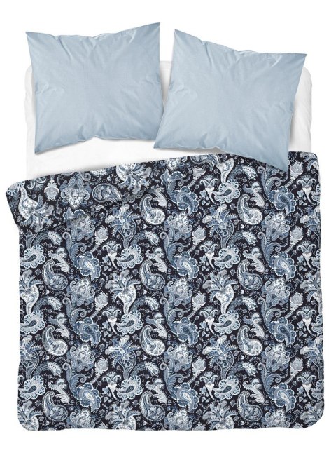 Pościel satynowa 160x200 Paisley niebieska 4200 B Home Satin 08 Pościel satynowa 160x200 Paisley niebieska 4200 B Home Satin 08