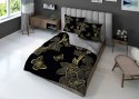 Pościel z mikrofibry 3D 160x200 kwiaty czarna złota 4358 A mikro 28 Pościel z mikrofibry 3D 160x200 kwiaty czarna złota 4358 A mikro 28
