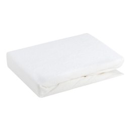 Prześcieradło frotte z gumką 120x200 kremowe 170 g/m2 na materac 20 cm