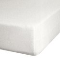 Prześcieradło frotte z gumką 120x200 kremowe 170 g/m2 na materac 20 cm Prześcieradło frotte z gumką 120x200 kremowe 170 g/m2 na materac 20 cm