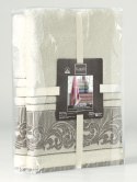 Komplet ręczników 2 szt Mervan kremowy 50x90+70x140 Darymex Komplet ręczników 2 szt Mervan kremowy 50x90+70x140 Darymex