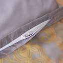 Pościel z mikrofibry 140x200 szara złota glamour ornamenty pasy 12202 z 1 poszewką 70x80 Darymex Pościel z mikrofibry 140x200 szara złota glamour ornamenty pasy 12202 z 1 poszewką 70x80 Darymex