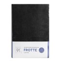Prześcieradło frotte z gumką 180x200 czarne 170 g/m2 na materac 20 cm Prześcieradło frotte z gumką 180x200 czarne 170 g/m2 na materac 20 cm