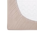 Prześcieradło jersey z gumką 160x200 Basic 018 beżowe Darymex Prześcieradło jersey z gumką 160x200 Basic 018 beżowe Darymex