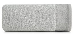 Ręcznik Agis 50x90 srebrny liście frotte 400g/m2 Eurofirany