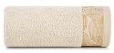 Ręcznik Agis 70x140 beżowy liście frotte 400g/m2 Eurofirany Ręcznik Agis 70x140 beżowy liście frotte 400g/m2 Eurofirany