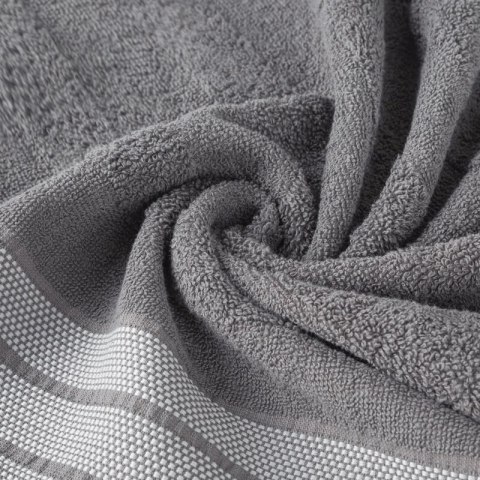 Ręcznik Pati 30x50 stalowy pasy frotte 500g/m2 Eurofirany Ręcznik Pati 30x50 stalowy pasy frotte 500g/m2 Eurofirany