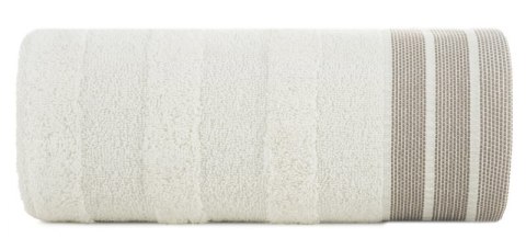 Ręcznik Pati 70x140 kremowy pasy frotte 500g/m2 Eurofirany Ręcznik Pati 70x140 kremowy pasy frotte 500g/m2 Eurofirany
