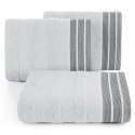 Ręcznik Pati 70x140 srebrny pasy frotte 500g/m2 Eurofirany Ręcznik Pati 70x140 srebrny pasy frotte 500g/m2 Eurofirany