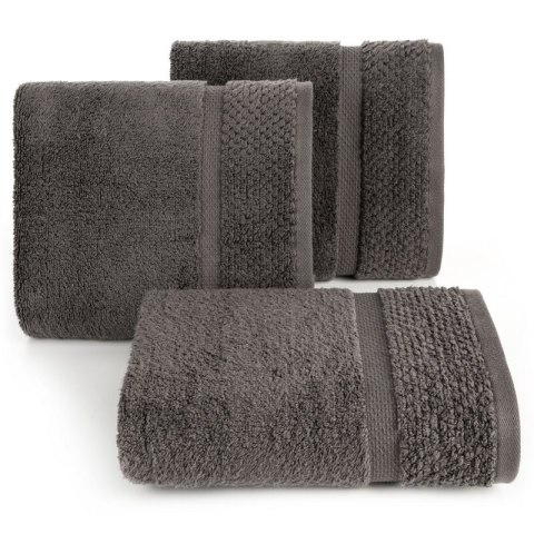 Ręcznik Vilia 50x90 brązowy frotte 530g/m2 Eurofirany Ręcznik Vilia 50x90 brązowy frotte 530g/m2 Eurofirany