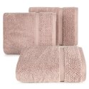Ręcznik Vilia 50x90 pudrowy różowy frotte 530g/m2 Eurofirany
