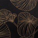 Zasłona 140x250 Marigold gotowa na przelotkach z tkaniny zaciemniającej z nadrukiem złotych liści lilii wodnych Eurofirany Zasłona 140x250 Marigold gotowa na przelotkach z tkaniny zaciemniającej z nadrukiem złotych liści lilii wodnych Eurofirany