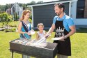 Fartuch kuchenny 65x75 King of the grill czarny Domarex Fartuch kuchenny 65x75 King of the grill czarny Domarex