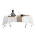 Obrus bieżnik 40x140 Viva biały plamoodporny