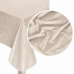 Obrus bieżnik 60x120 Soft beżowy welurowy