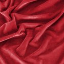 Obrus bieżnik 60x120 Soft czerwony welurowy