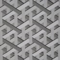 Pościel bawełniana 160x200 Sara 28 Geometria szara Eurofirany Pościel bawełniana 160x200 Sara 28 Geometria szara Eurofirany