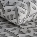 Pościel bawełniana 160x200 Sara 28 Geometria szara Eurofirany Pościel bawełniana 160x200 Sara 28 Geometria szara Eurofirany