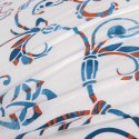 Pościel jersey 160x200 Kwiaty biała niebieska 2204 JERSEYLOVE Pościel jersey 160x200 Kwiaty biała niebieska 2204 JERSEYLOVE