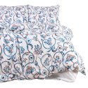Pościel jersey 160x200 Kwiaty biała niebieska 2204 JERSEYLOVE Pościel jersey 160x200 Kwiaty biała niebieska 2204 JERSEYLOVE