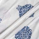 Pościel jersey 160x200 Ornamenty biała granatowa 2203 JERSEYLOVE Pościel jersey 160x200 Ornamenty biała granatowa 2203 JERSEYLOVE