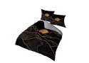 Pościel z mikrofibry 3D 160x200 Księżyc czarna szara 4359 A Magic 2 Pościel z mikrofibry 3D 160x200 Księżyc czarna szara 4359 A Magic 2